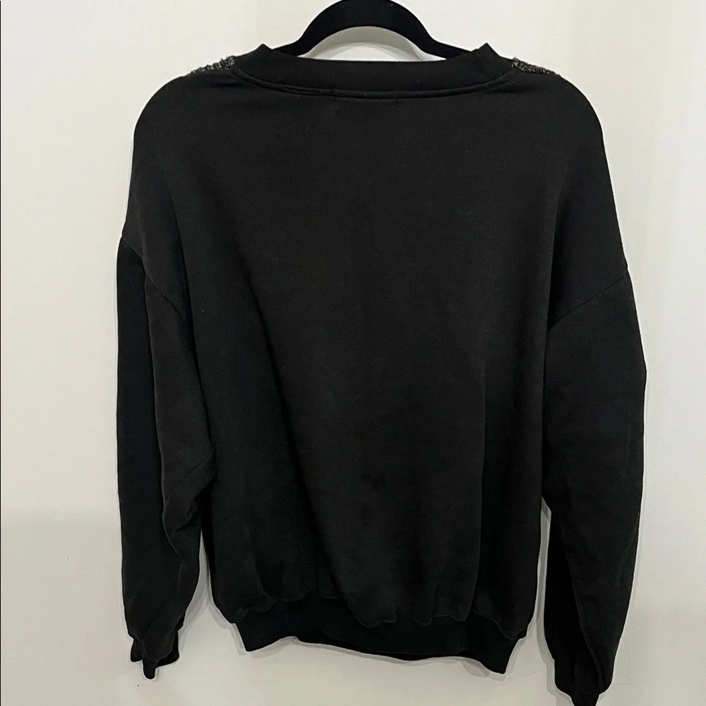 Men's Black Crewneck Sweater